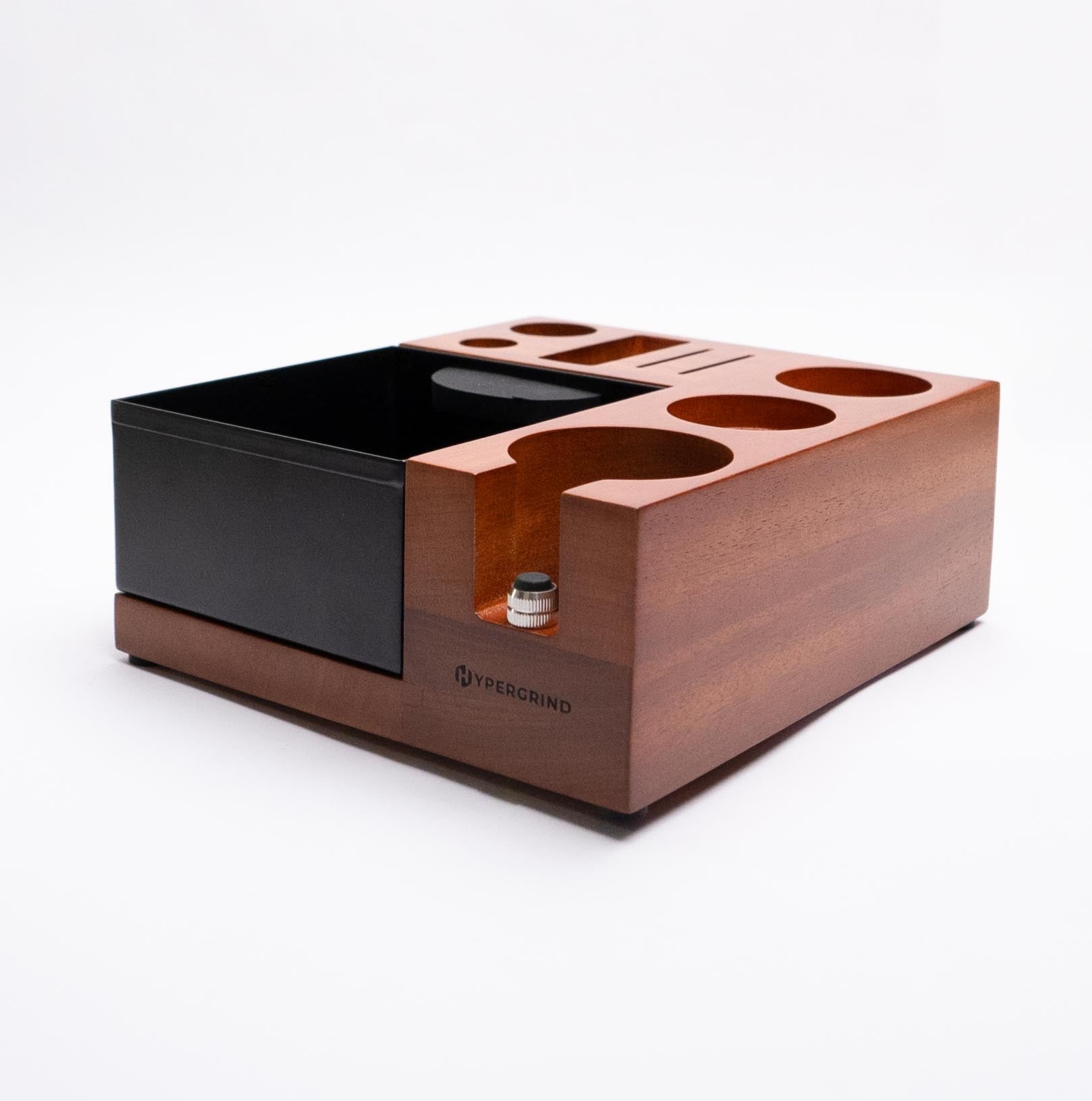 Coffee Tamping Station Knock Box (Mahogany) – Hypergrind Coffee