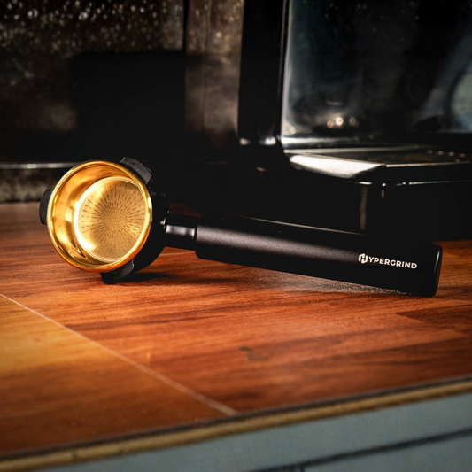 Hypergrind Black & Gold Bottomless Precision Kit (KitchenAid 58mm)