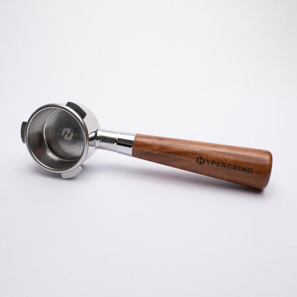 Breville 54mm Bottomless Portafilter (Rosewood) Straight