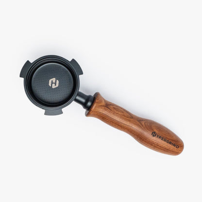 De'Longhi Dedica/SMEG 51mm Twin Spout Portafilter (Black/Rosewood)