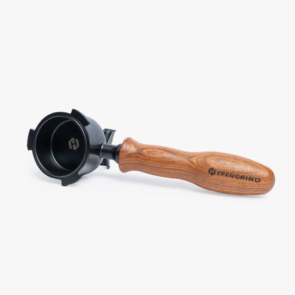 De'Longhi Dedica/SMEG 51mm Twin Spout Portafilter (Black/Rosewood)