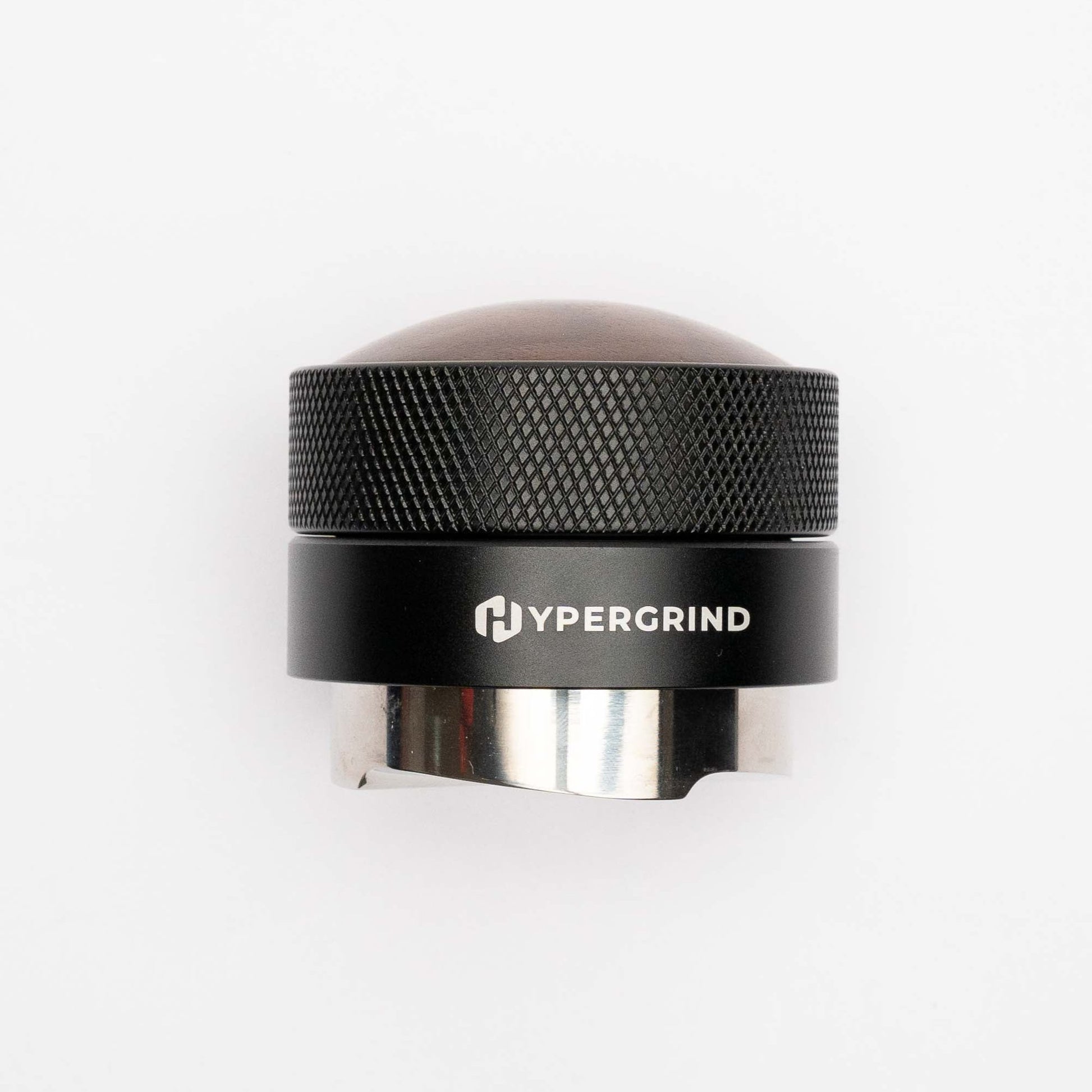 Hypergrind Gravity Distributor Tool (Black/Walnut) on its Side Up